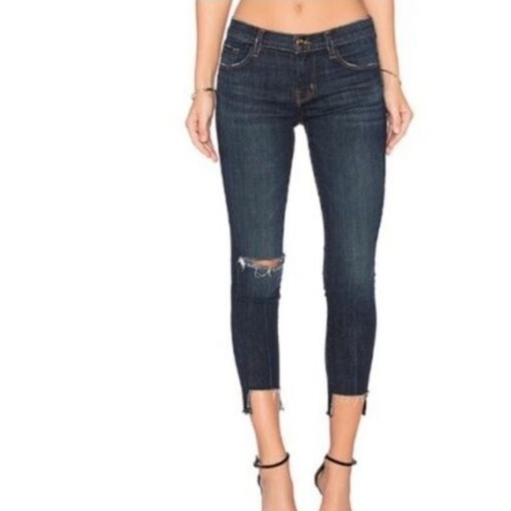 J Brand Skinny Crop Disguise Destruct Jeans
